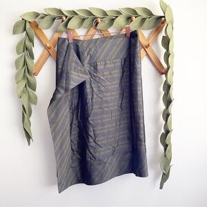 A.F. Vandervorst Striped Ruffle Skirt